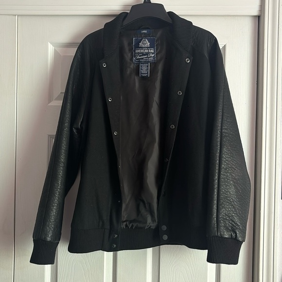 Black American Rag Wool Jacket Size L - Picture 1 of 4